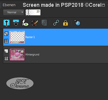 Screen PSP - Rahmen 03 Ebenen-Palette