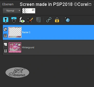 Screen PSP - Rahmen 03 Ebenen-Palette